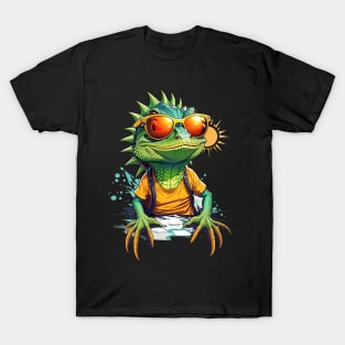 Cool Lizard in Sunglasses T-Shirt